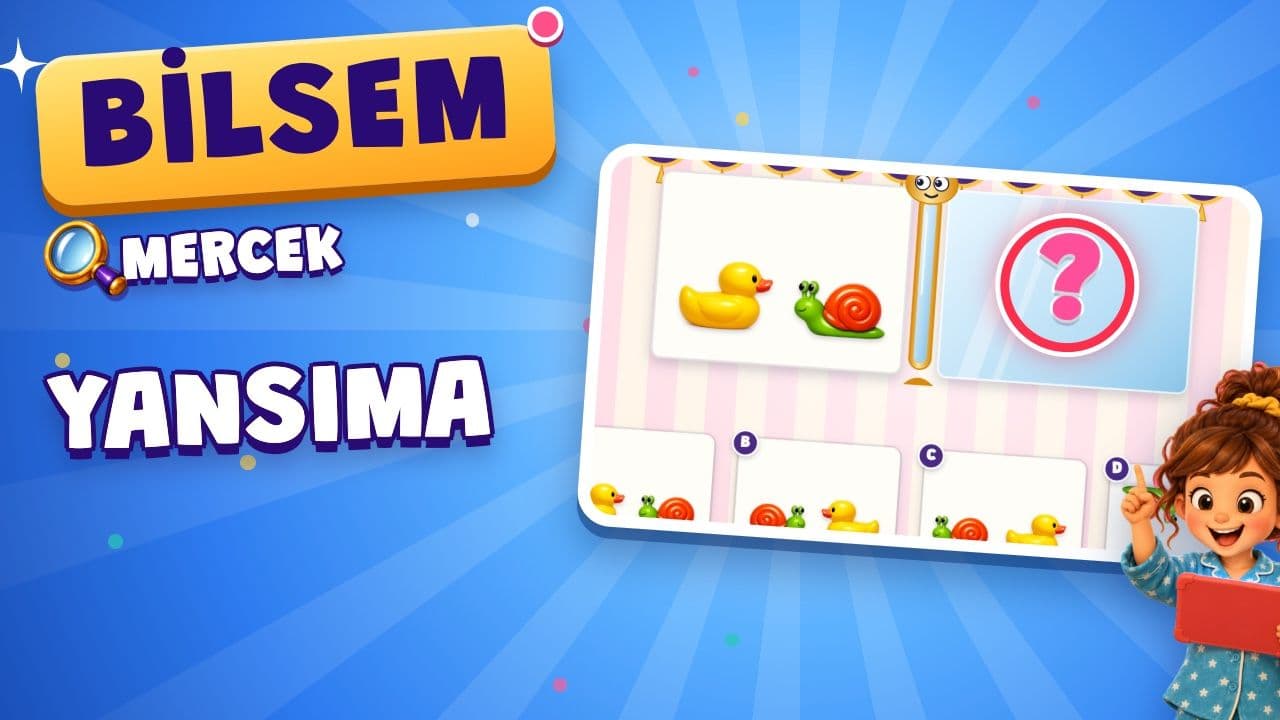 BİLSEM Yansıma Soruları Nasıl Çözülür? Videolu Anlatım
