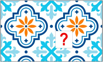 BİLSEM desen tamamlama sorusu: desende eksik parça (Desen Tamamlama sorusu 5)