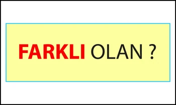 BİLSEM Farklı Olan sorusu örneği